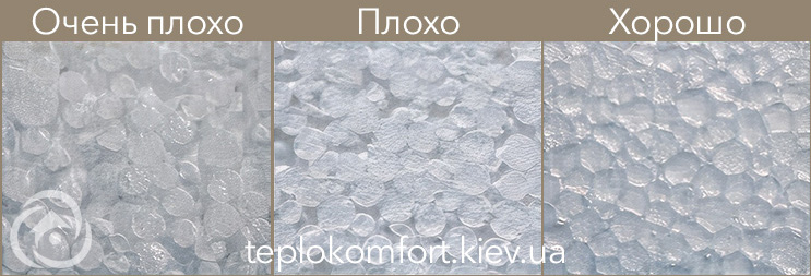 сравнение качества пенопласта